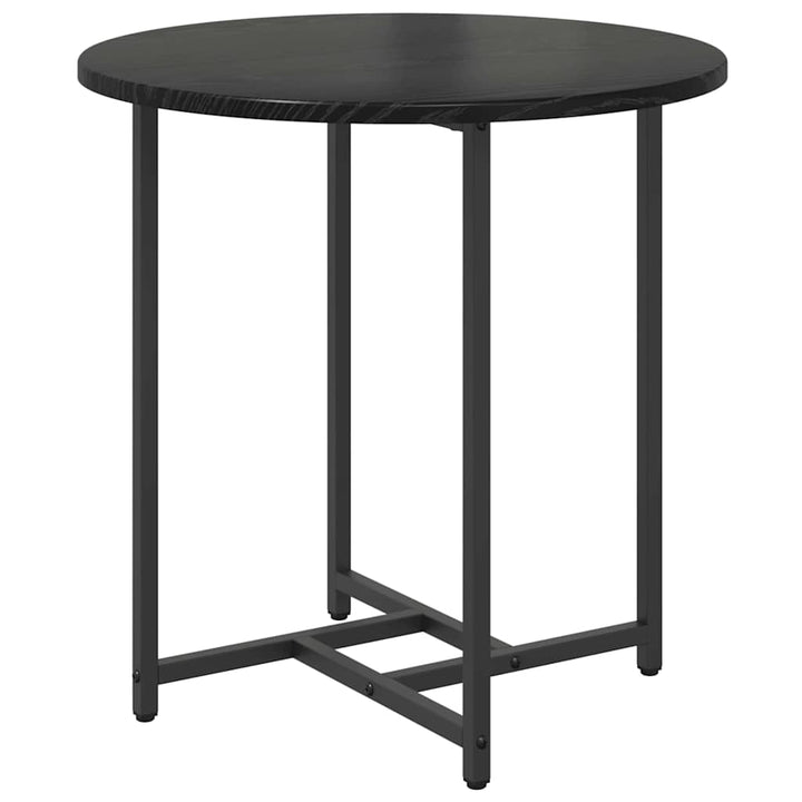 Sidebordssæt 2 stk. Sort eg 50 x 50 x 50 cm