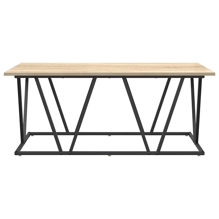 Sofabord Sonoma eg 100 x 50 x 40 cm Samlet træ og metal