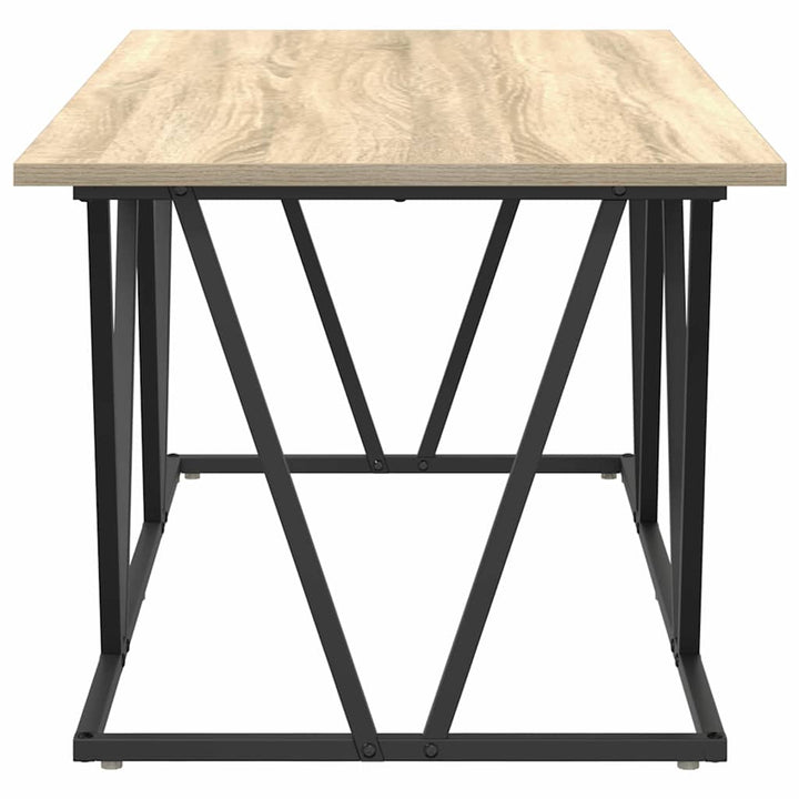 Sofabord Sonoma eg 100 x 50 x 40 cm Samlet træ og metal