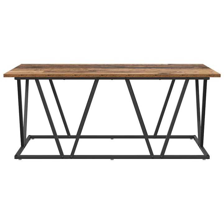 Sofabord Gammelt træ 100 x 50 x 40 cm Samlet træ og metal