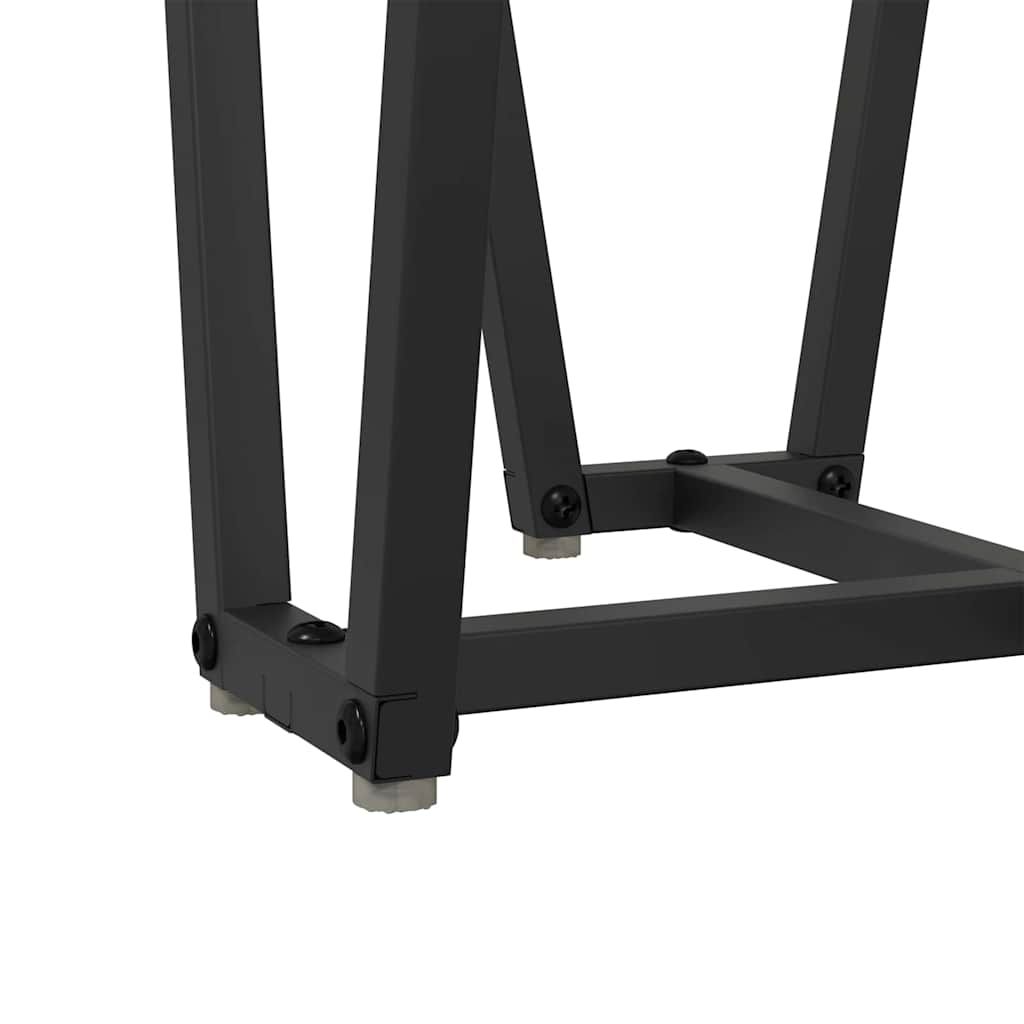 Sidebordssæt 2 pcs Sonoma Eg og Sort