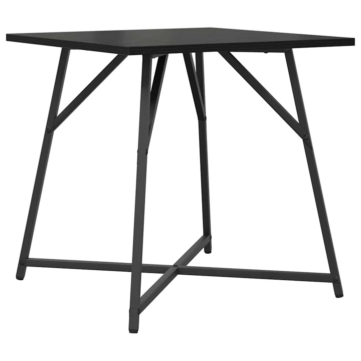 Sidebordssæt 2 pcs Sort eg