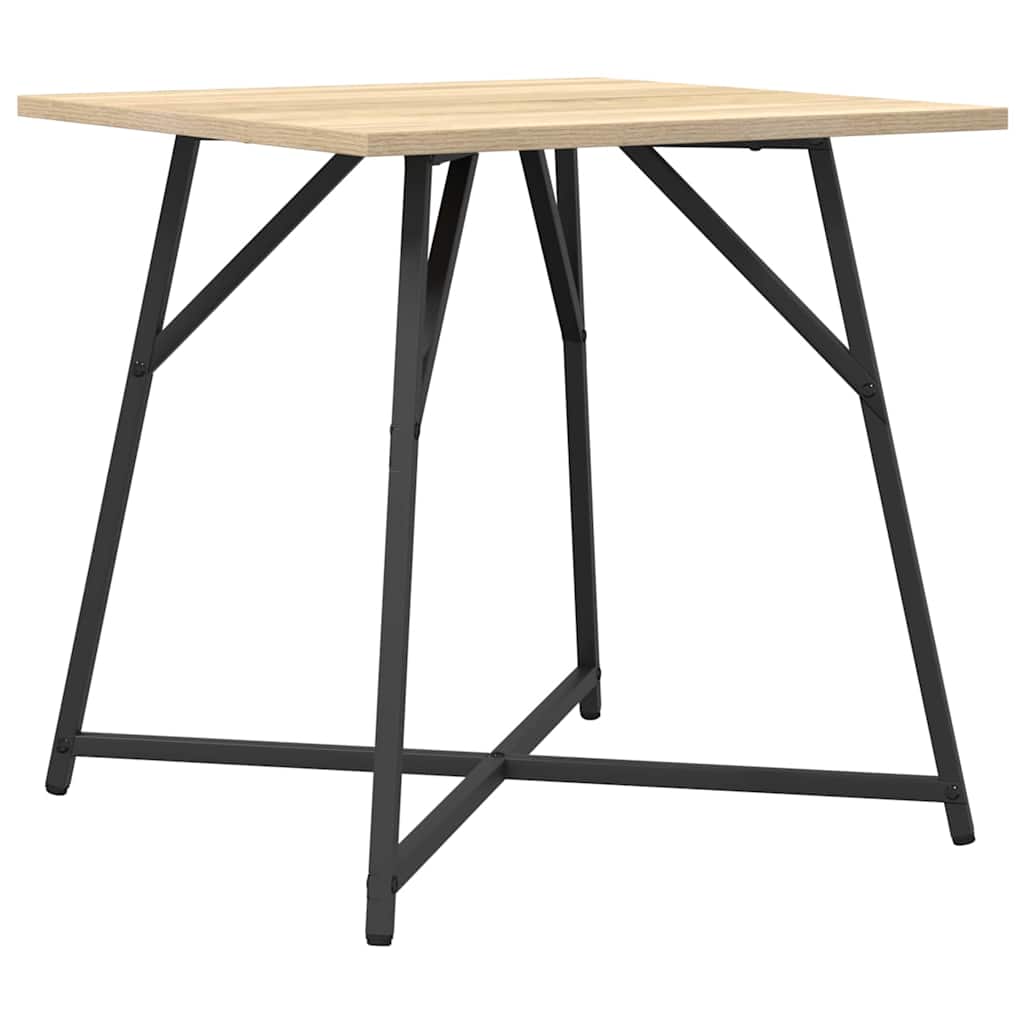Sidebordssæt 2 pcs Sonoma Eg og Sort