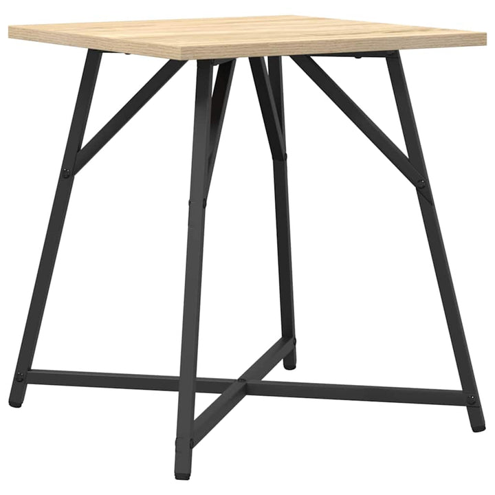 Sidebordssæt 2 pcs Sonoma Eg og Sort