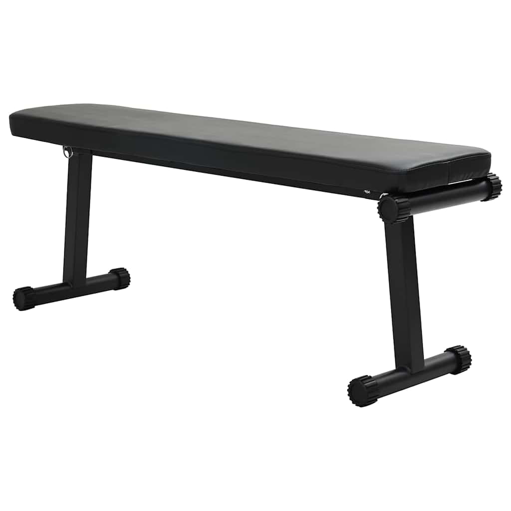 Vægtbænk Sort 108 x 27 x 41 cm Pulverlakeret stål