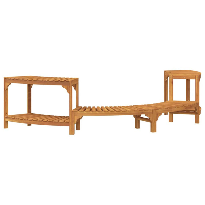Varme Badekar Omgivelse Halvrundt Brun 252 x 112 x 55,5 cm