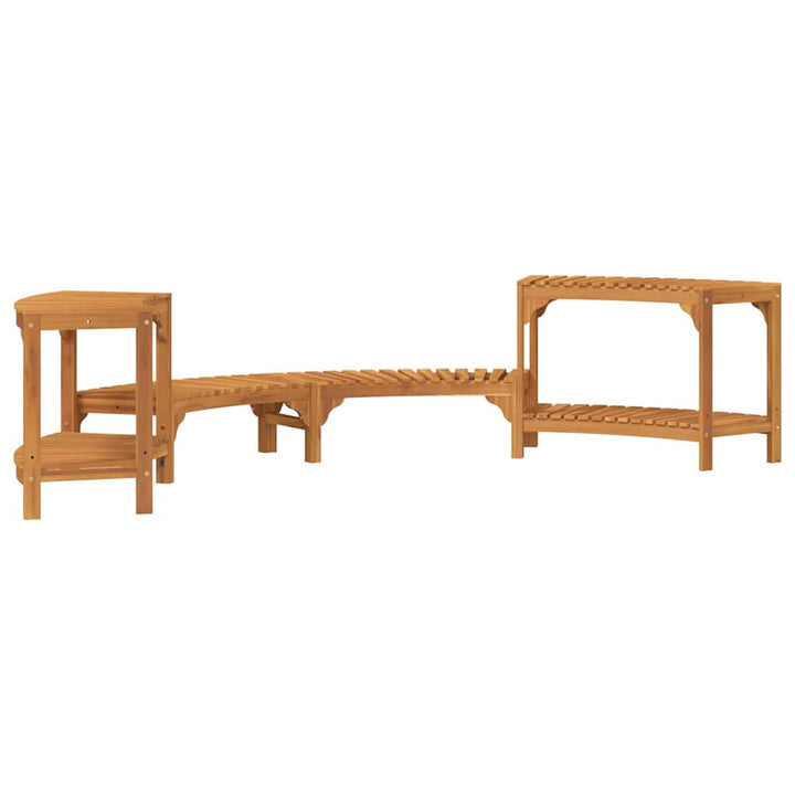 Varme Badekar Omgivelse Halvrundt Brun 272 x 120 x 55,5 cm