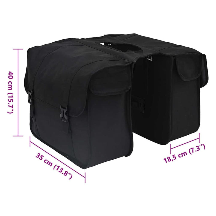Cykeltaske Sort 40 x 18.5 x 35 cm Polyester