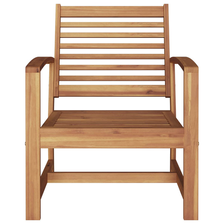 Stol 2 Stk Brun 65 x 60 x 76,5 cm Massiv Teaktræ