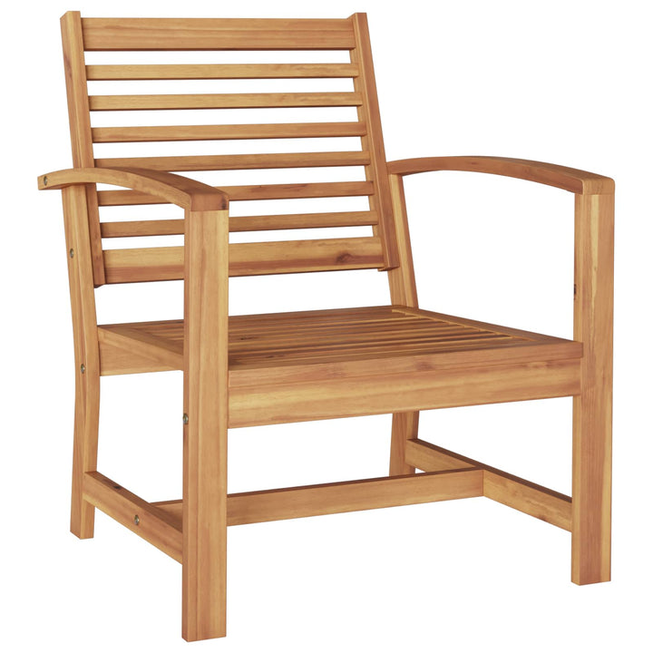 Stol 2 Stk Brun og Creme 65 x 60 x 76,5 cm Massiv Teaktræ