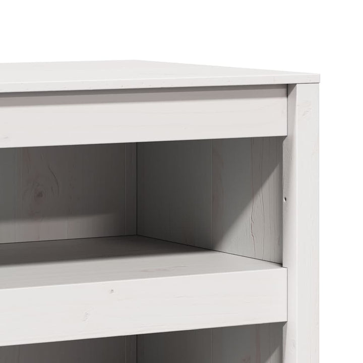 Køkkenskab MEPPEL Hvid 106 x 55 x 64 cm Massiv fyrretræ