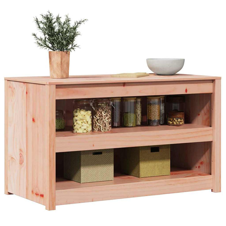 Køkkenskab MEPPEL Brun eg 106 x 55 x 64 cm Massiv fyrretræ