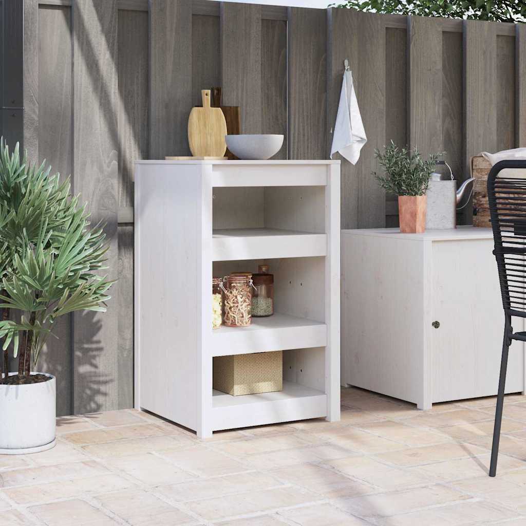 Køkkenskab MEPPEL Hvid 55 x 55 x 92 cm Massiv fyrretræ