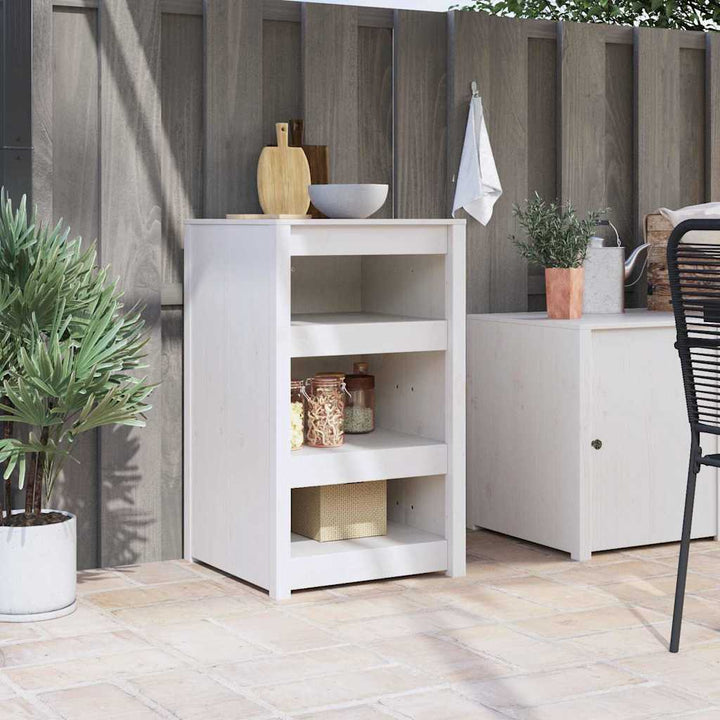 Køkkenskab MEPPEL Hvid 55 x 55 x 92 cm Massiv fyrretræ