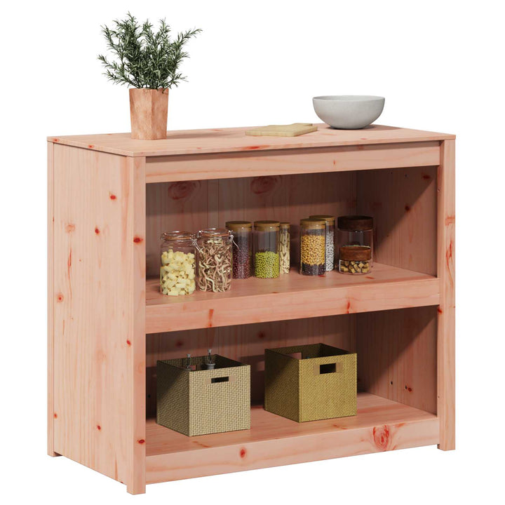 Køkkenskab MEPPEL Brun eg 106 x 55 x 92 cm Massiv fyrretræ
