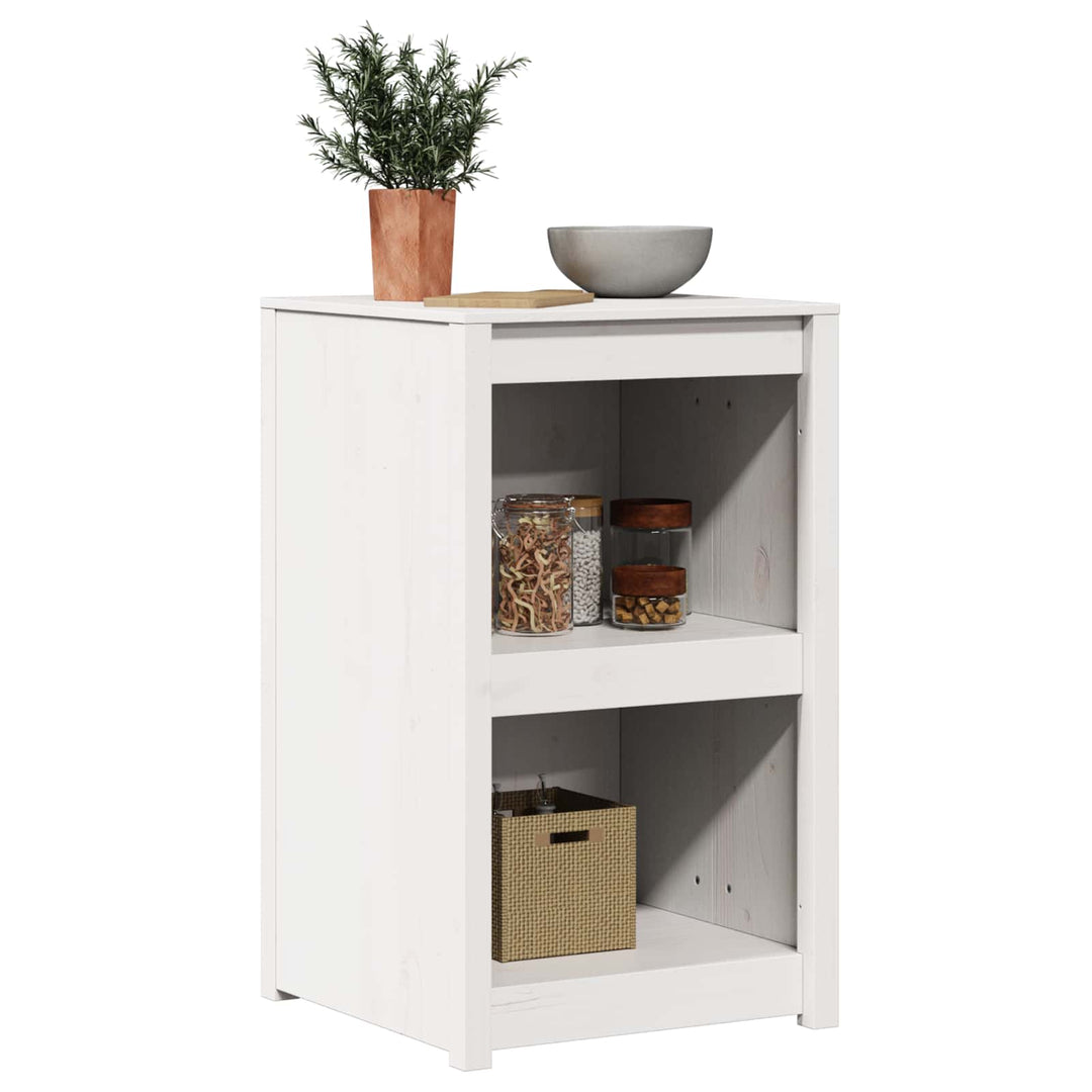 Køkkenskab MEPPEL Hvid 55 x 55 x 92 cm Massiv fyrretræ