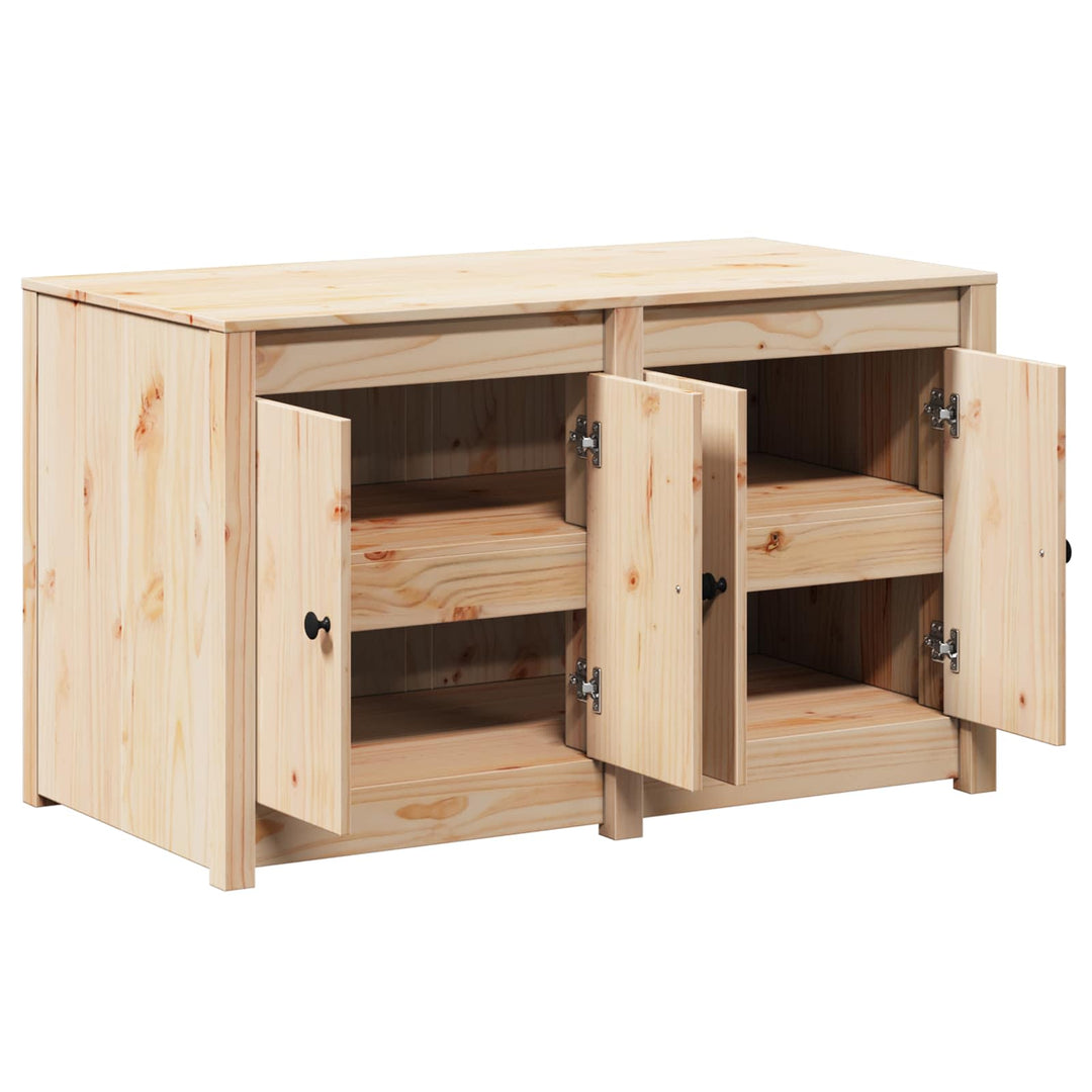 Køkkenskab MEPPEL Brun eg 106 x 55 x 64 cm Massivt fyrretræ