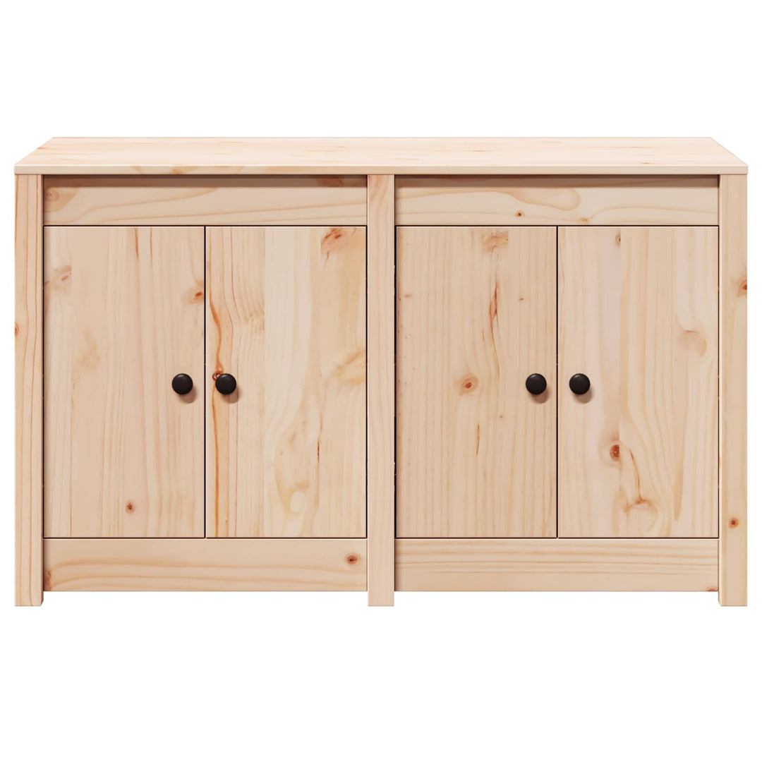 Køkkenskab MEPPEL Brun eg 106 x 55 x 64 cm Massivt fyrretræ