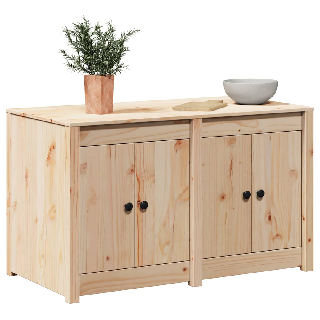Køkkenskab MEPPEL Brun eg 106 x 55 x 64 cm Massivt fyrretræ