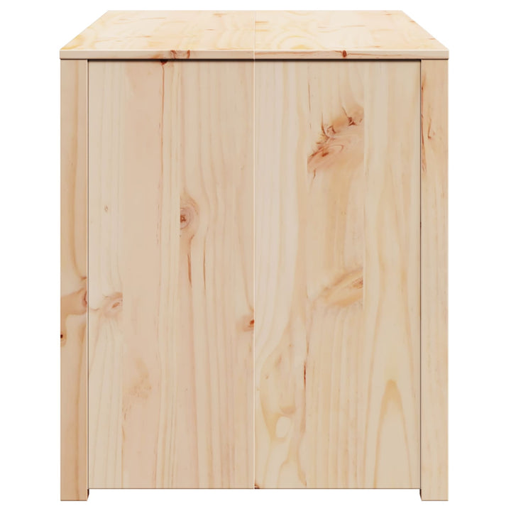 Køkkenskab MEPPEL Brun eg 106 x 55 x 64 cm Massivt fyrretræ