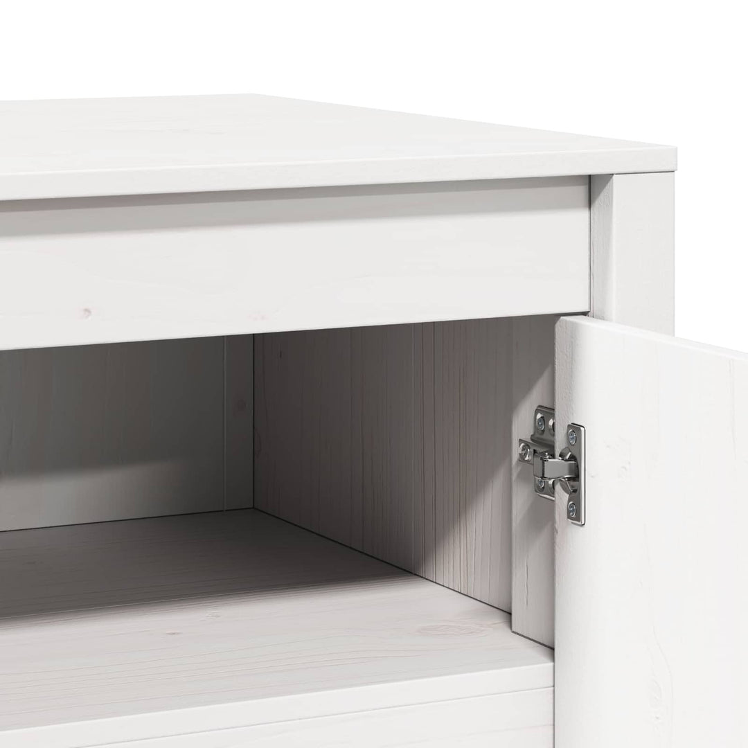 Køkkenskab MEPPEL Hvid 106 x 55 x 64 cm Massivt fyrretræ