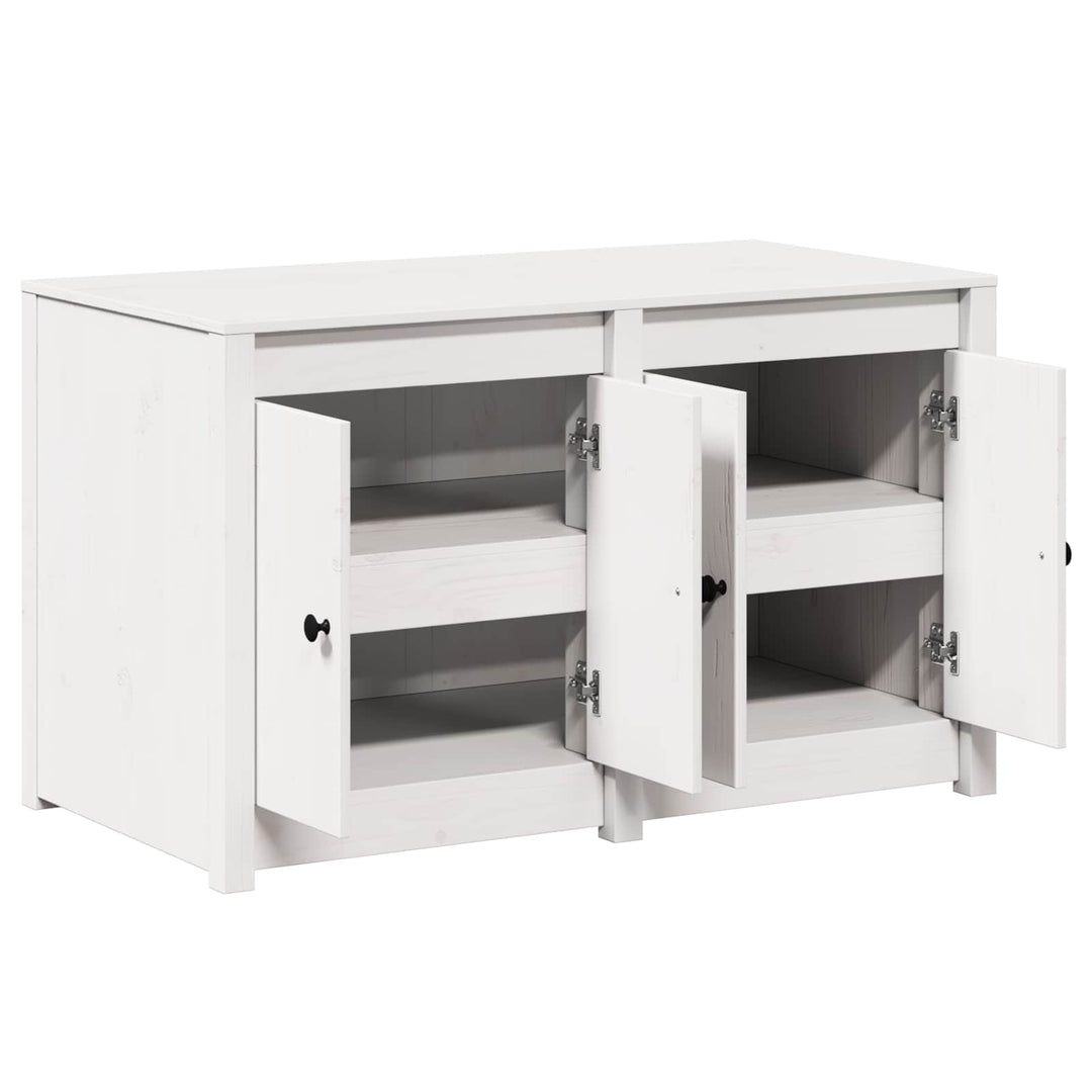 Køkkenskab MEPPEL Hvid 106 x 55 x 64 cm Massivt fyrretræ