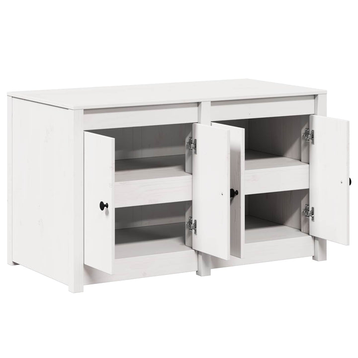 Køkkenskab MEPPEL Hvid 106 x 55 x 64 cm Massivt fyrretræ