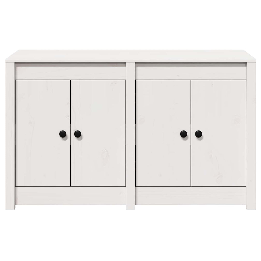 Køkkenskab MEPPEL Hvid 106 x 55 x 64 cm Massivt fyrretræ
