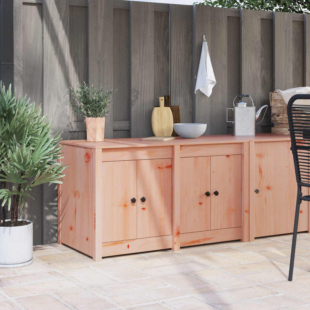Køkkenskab MEPPEL Brun eg 106 x 55 x 64 cm Massivt fyrretræ