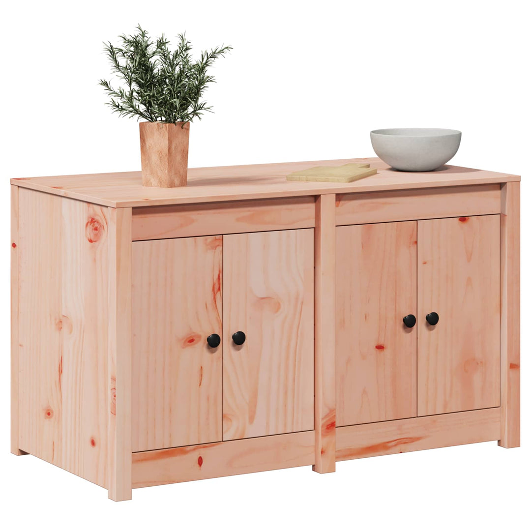 Køkkenskab MEPPEL Brun eg 106 x 55 x 64 cm Massivt fyrretræ