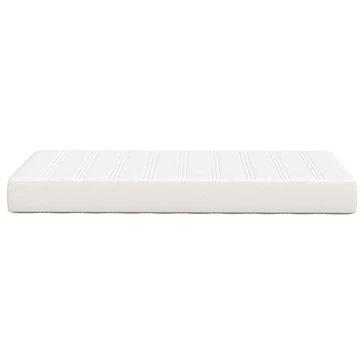 Sengemadras med madras Creme 90 x 200 cm Stof