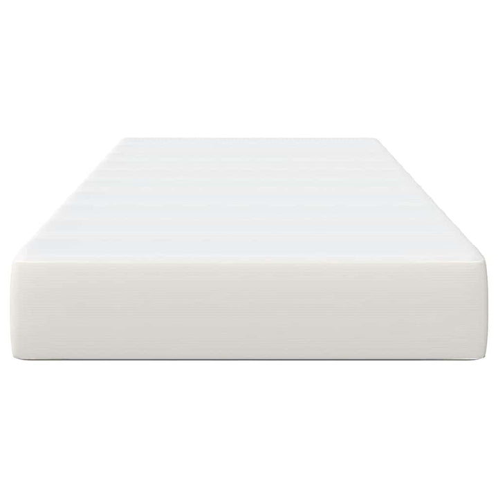 Sengemadras med madras Creme 100 x 200 cm Stof