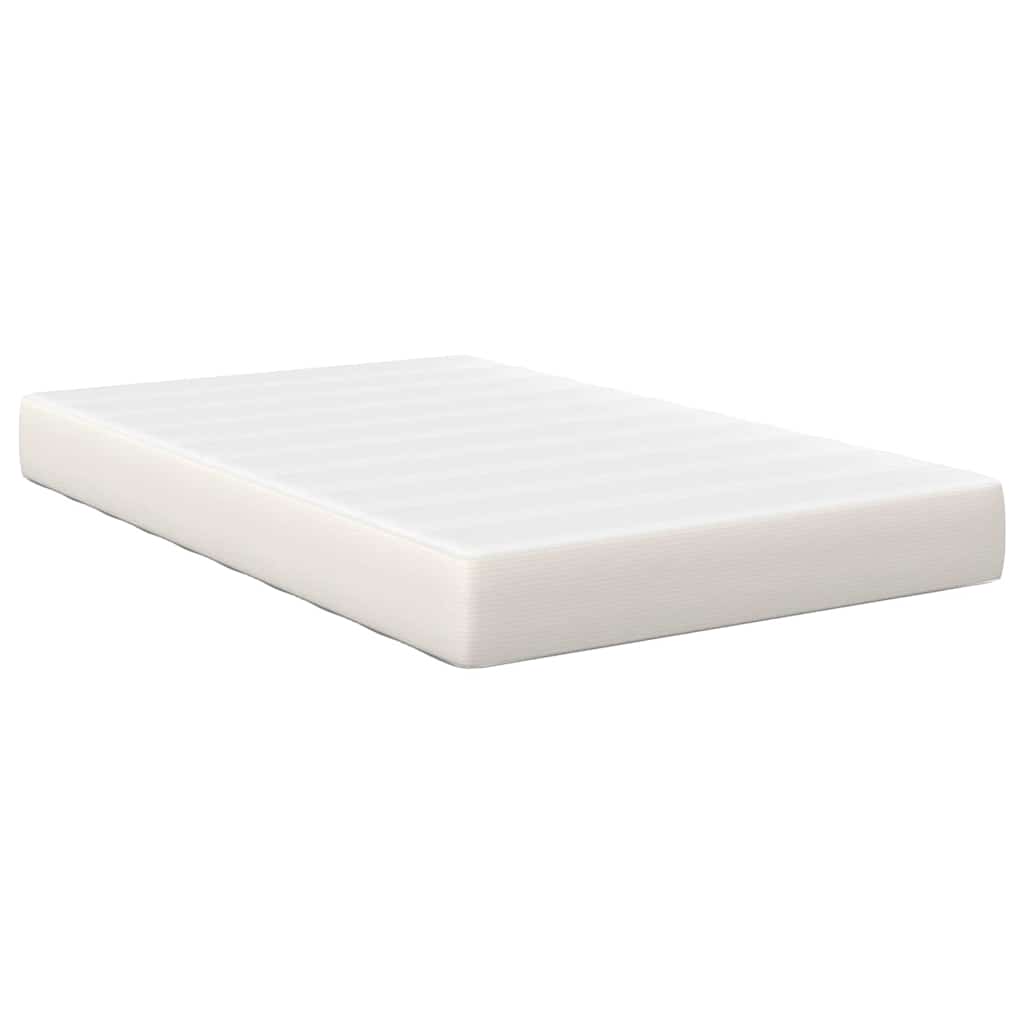 Sengemadras med madras Creme 120 x 200 cm Stof