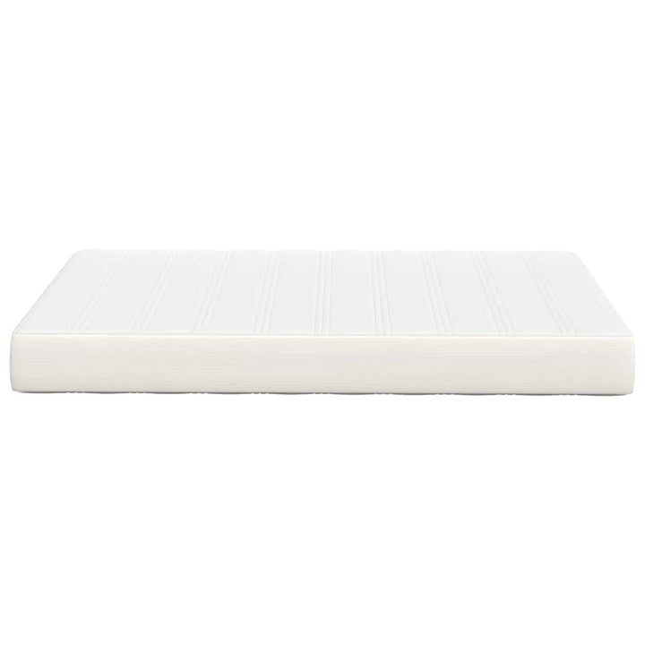 Sengemadras med madras Creme 120 x 200 cm Stof