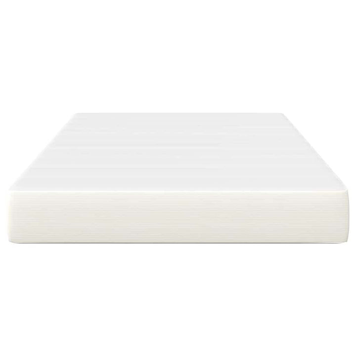 Sengemadras med madras Creme 120 x 200 cm Stof