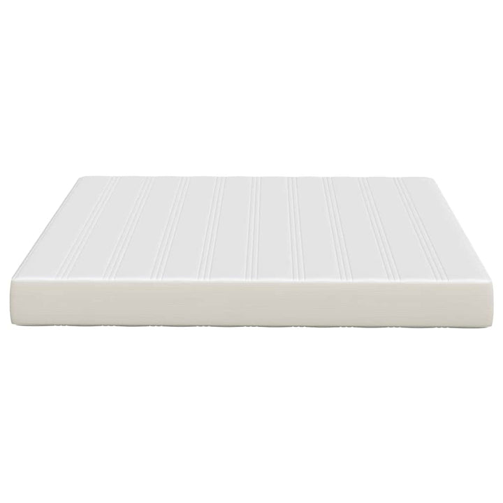 Sengemadras med madras Creme 180 x 200 cm Stof
