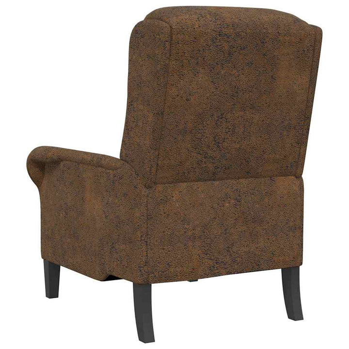lænestol Brun Faux læder