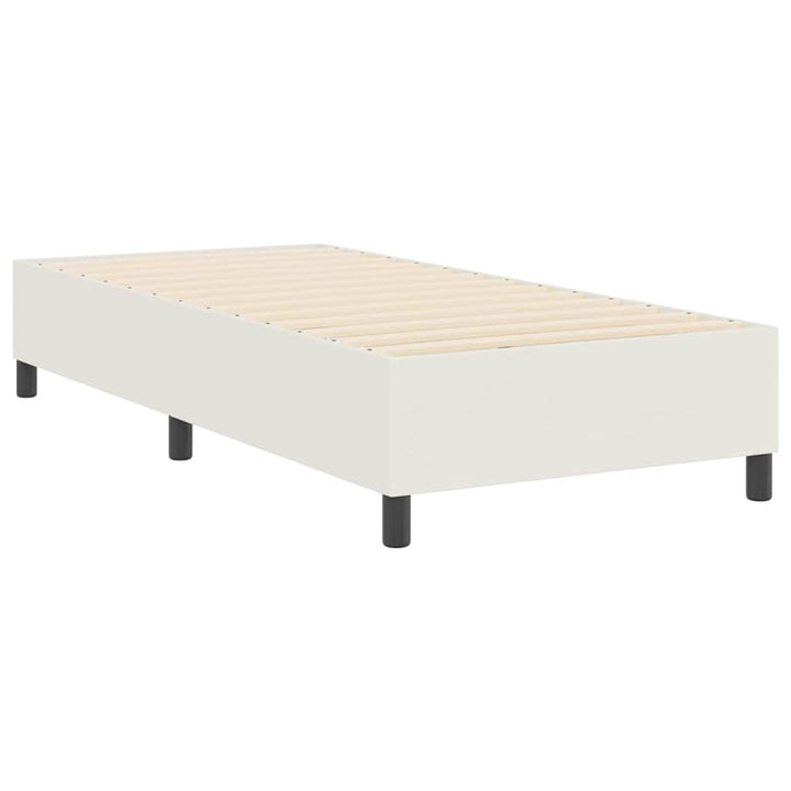 Platform sengestel Creme 80 x 200 cm Velourstof