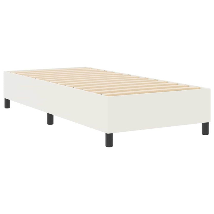 Platform sengestel Creme 90 x 190 cm Velourstof