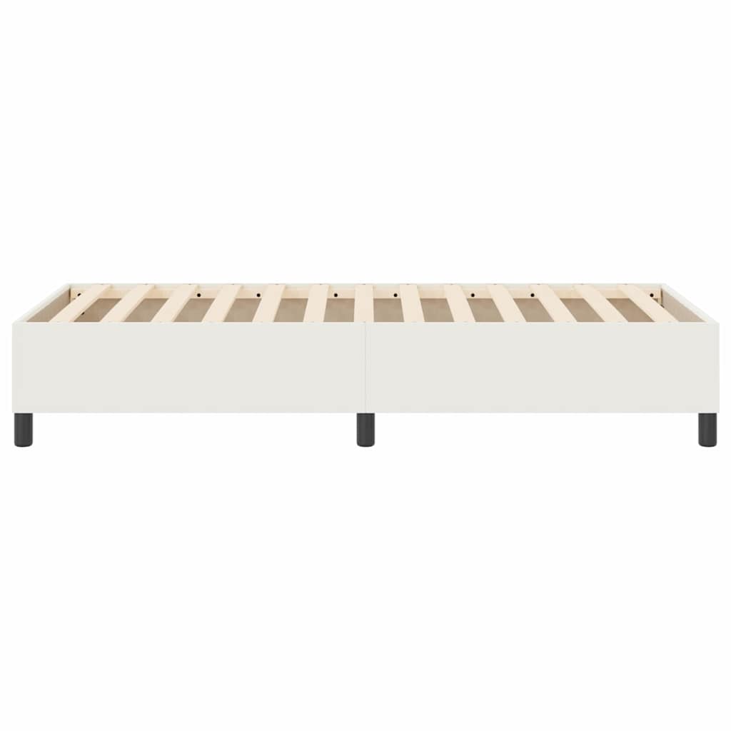 Platform sengestel Creme 90 x 190 cm Velourstof