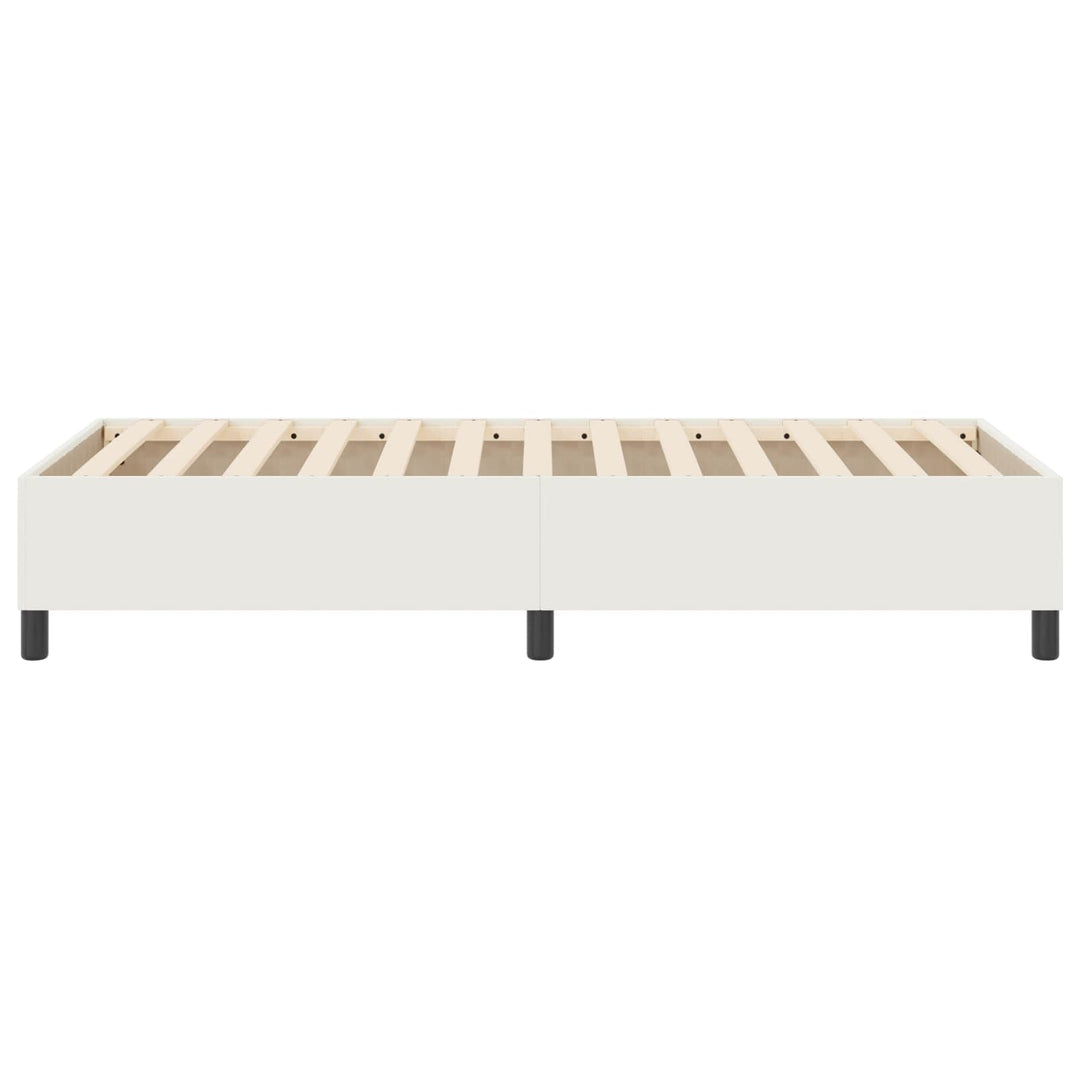 Platform sengestel Creme 90 x 200 cm Velourstof