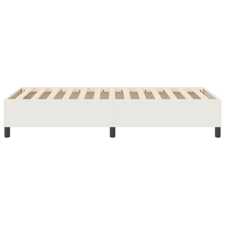 Platform sengestel Creme 100 x 200 cm Velourstof