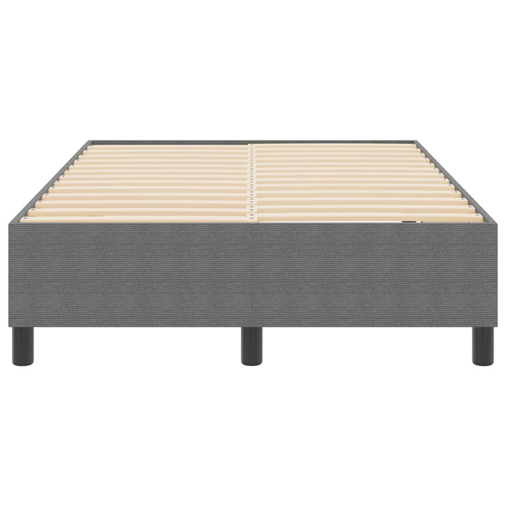 Platform sengestel Lysegrå 120 x 190 cm Velourstof