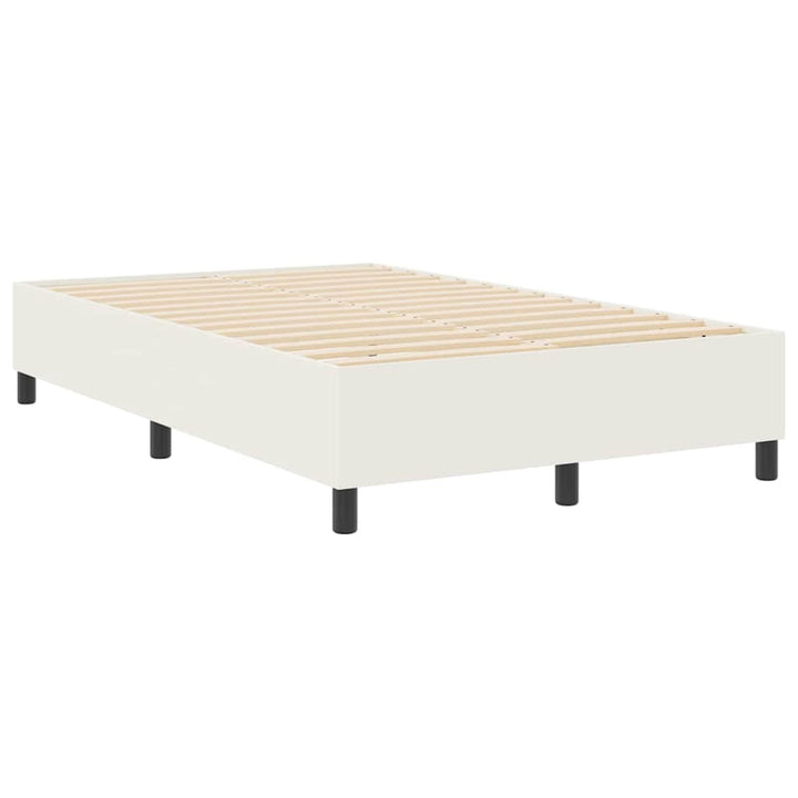 Platform sengestel Creme 120 x 200 cm Velourstof