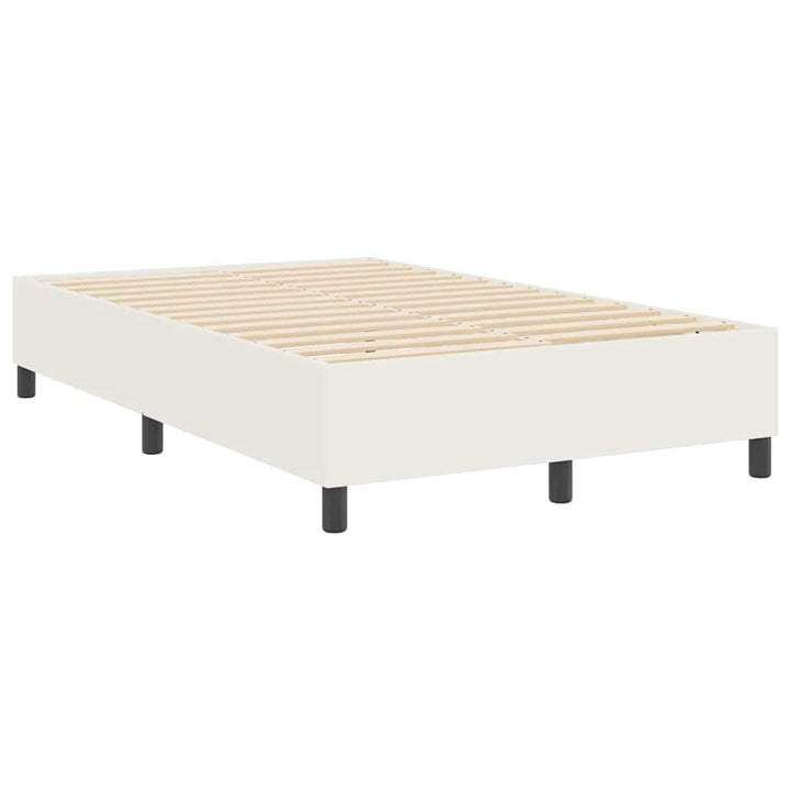 Platform sengestel Creme 120 x 200 cm Velourstof