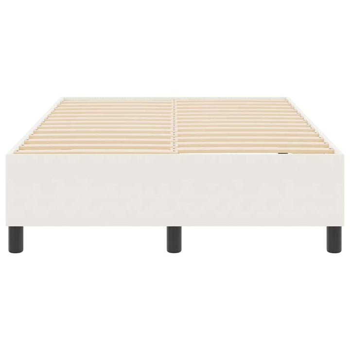 Platform sengestel Creme 120 x 200 cm Velourstof