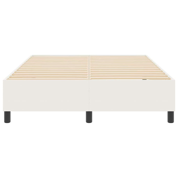 Platform sengestel Creme 140 x 190 cm Velourstof