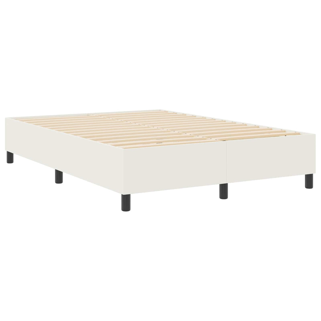 Platform sengestel Creme 140 x 200 cm Velourstof