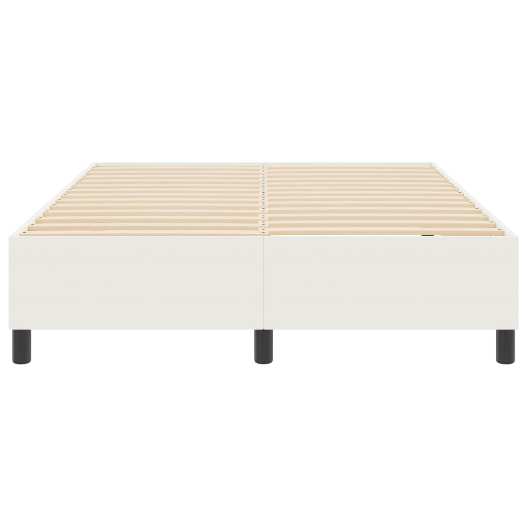 Platform sengestel Creme 140 x 200 cm Velourstof