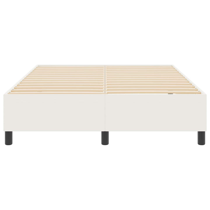 Platform sengestel Creme 140 x 200 cm Velourstof